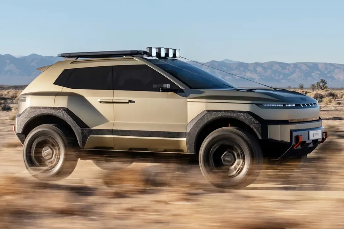 Projeção artística e flagra do novo SUV da Hyundai que unificará Creta e Kona