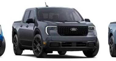 Interior e painel da Ford Maverick 2025, alvo de recall